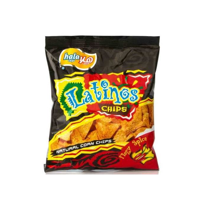 شيبس هلا لاتينوس فلفل حار 25 غم