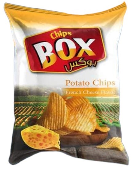 شيبس بوكس جبنة فرنسية 48 غم*24