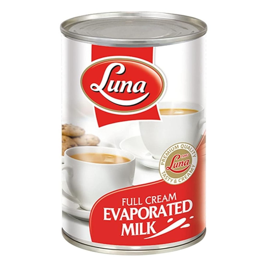 لونا حليب مبخر كامل الدسم 400 مل