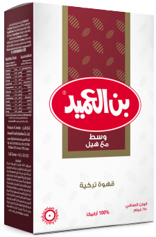 بن العميد قهوة وسط مع هيل 250 غم