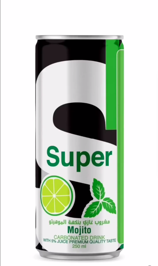 سوبر غازي موهيتو 250 مل