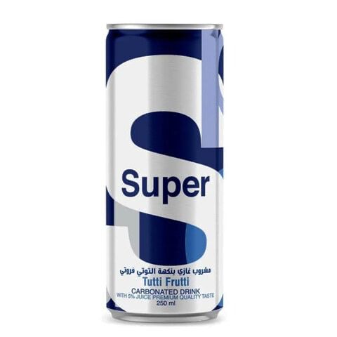 سوبر غازي توتي فروتي 250 مل