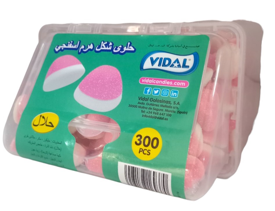 فيدال كاندي شكل هرم اسفنجي