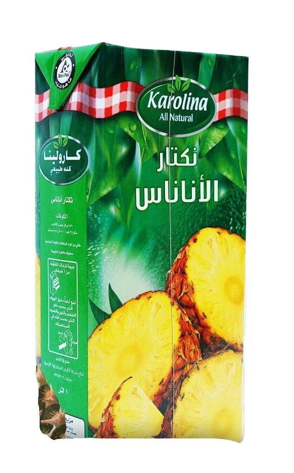 كارولينا الاناناس 1 لتر 