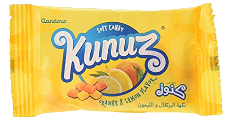 غندور كنوز نكهة البرتقال والليمون 16 غم