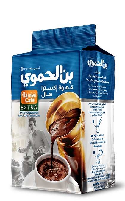 بن الحموي قهوة اكسترا مع هيل 180 غم  * 12