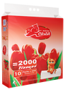 القطة محارم سحب احمر  200 منديل