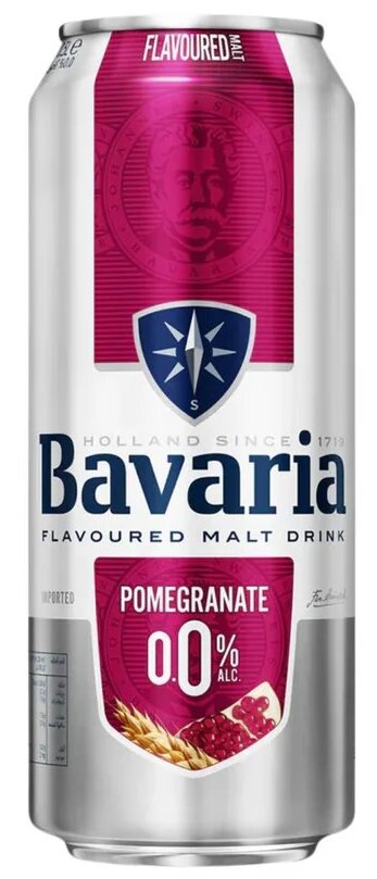 بفاريا شراب شعير رمان علب 500 مل