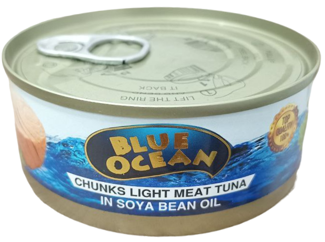 المحيط الازرق تونا بالزيت النباتي 120 غم