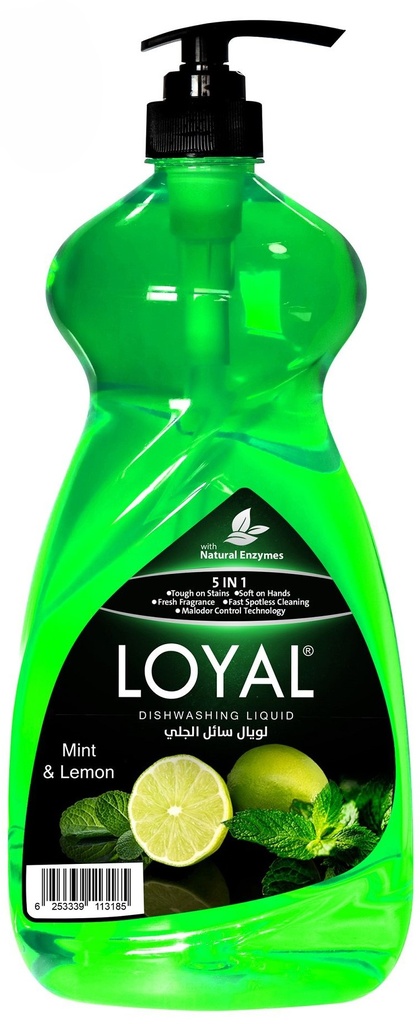 لويال سائل جلي بالانزيمات ليمون و نعنع 1.5 لتر