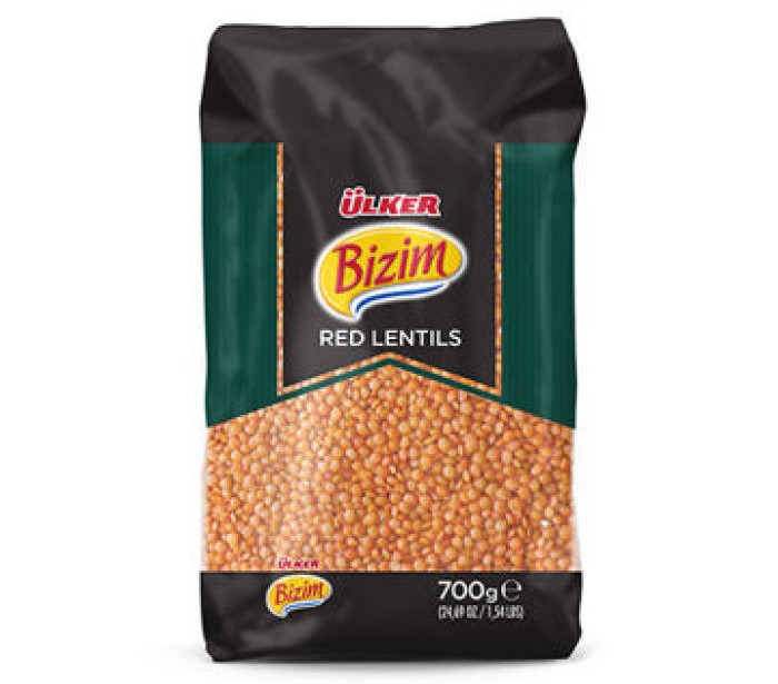 اولكر عدس فطبل احمر 700 غم