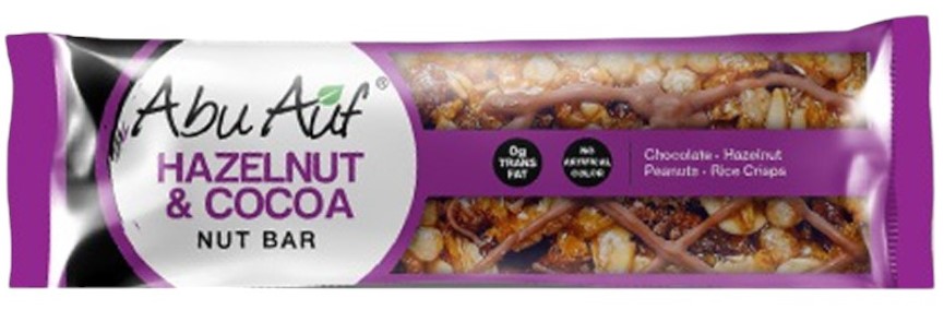 ابو عوف نت بار بالبندق و الكاكاو 40 غم