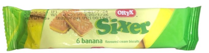 اوركس سكسكر بسكويت بالموز 43 غم