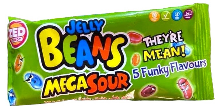 زد كاندي دروبس شكل فاصولياء بالفواكه المشكلة 20 غم