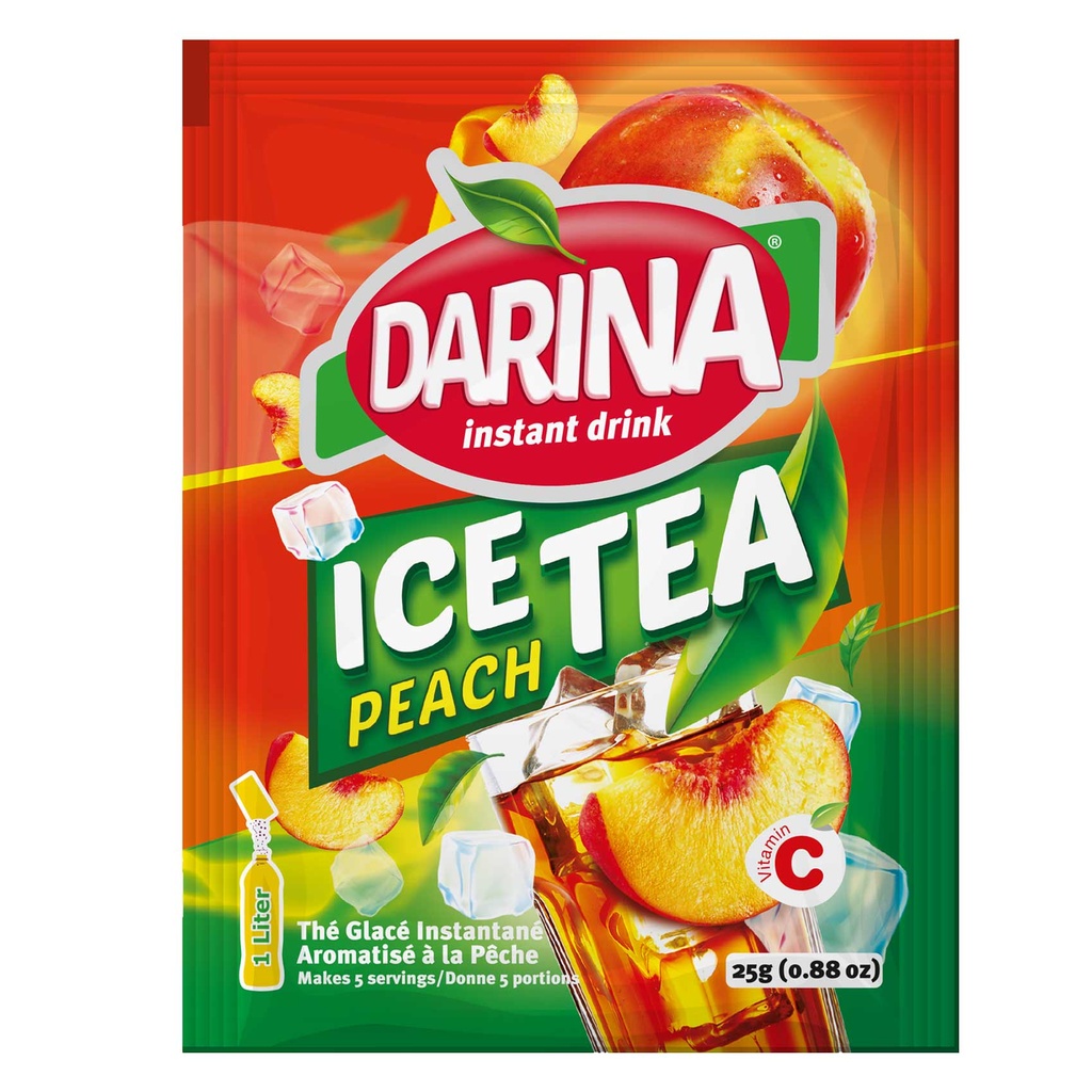 دارينا شاي مثلج بودرة دراق 25 غم