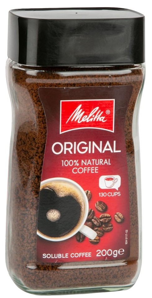 ميليتا قهوة سريعة التحضير زجاج اورجينال 200 غم